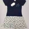 Cool Cotton jersey top & printed skirt Actual Price