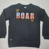 RIB Round Neck Cotton T-Shirt Black(Roar) Actual Price