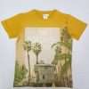 RIB Round Neck Cotton T-Shirt Dk.Yellow Actual Price