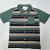 Stripes Cotton T-Shirt Retail Green Stripes Actual Price