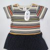 Cool Cotton Skirt Stripes/Black Mess Actual Price