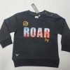 RIB Round Neck Cotton T-Shirt Black(Roar) Actual Price